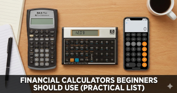 financial calculators for beginners